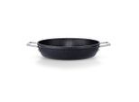 Fissler Servierpfanne Adamant, Schwarz, Metall, 2,6 L, Made in Germany, backofengeeignet, kratzfest, antihaftbeschichtet, Kochen, Pfannen, Servierpfannen