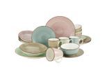 Creatable Kombiservice Samba, Mehrfarbig, Keramik, 20-teilig, 300 ml,400 ml, Essen & Trinken, Geschirr, Geschirr-Sets, Kombiservice