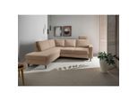 Livetastic , Hellbraun , Textil , Buche , Uni , 242x200 cm , Made in EU , Rücken echt ,
