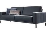 2,5-Sitzer HOME AFFAIRE "Apiro, 2,5-Sitzer – Premium-Komfort für dein Zuhause", blau, B:218cm H:87cm T:88cm, Sofas, 2 5-Sitzer, auch mit motorischem Sitzvorzug, Breite 218cm, Dickleder, Federkern