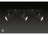 BRILONER LEUCHTEN LED Deckenleuchte "Rock", schwarz (weiß, neutral), Leuchten, LED Deckenleuchte