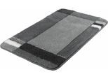 Badematte KLEINE WOLKE "Padova, Badvorleger, Badezimmer Teppich" Gr. 14, grau (anthrazit), H:20mm, Kunstfaser, Badematten, Badematte, Badteppich, modernes Design, mit Bordüre, Kundenliebling