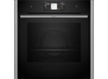 NEFF Pyrolyse Backofen "B64VT73N0", Energieeffizienz: A+, grau (silberfarben), B:59,6cm H:59,5cm T:54,8cm, Backöfen, Slide & Hide für freien Zugang & zartes Vario Steam, Pyrolyse Backofen