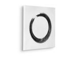 Leinwandbild KOMAR "Circular - Größe 40 x 40 cm", schwarz (farbe bild(er): schwarz, weiß), B:40cm, Massivholz, Papier, Bilder, Leinwandbild, Keilrahmenbild mi Echtholzrahmen