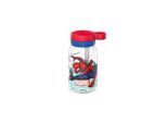 Trinkflasche MEPAL "Trinkflasche mit Trinkhalm Campus 450 ml", rot (spiderman), H:15,5cm, Trinkflaschen, Trinkflasche, Spülmaschinengeeignet