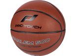 Basketball PRO TOUCH "HARLEM 500 II" Gr. 7, braun (braun, schwarz), Bälle, Kinder, 7, Basketball, für Babys, Kinder, Jugendliche und Erwachsene