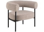 Mid.you , Beige , Textil , 78.5x71x67.5 cm ,