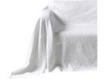 Tagesdecke Gr. 2, weiß, B:190cm L:250cm, 100% Baumwolle, Tagesdecken, Tagesdecke