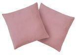 Kissenbezug OTTO HOME "Bailee", rosé, B:50cm L:50cm, Musselin, Obermaterial: 100% Baumwolle, Kissenbezüge, Kissenbezug, weiche Musselin-Qualität, 50x50 cm, Hotelverschluß