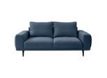 Mid.you , Dunkelblau , Textil , Füllung: Silikon , 202x89x115 cm , Made in EU , Stoffauswahl ,