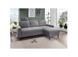 Livetastic , Dunkelgrau , Textil , Buche , Uni , 234x147 cm , Made in EU , Typenauswahl, Rücken echt ,