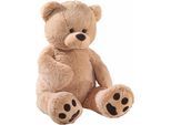 Kuscheltier HEUNEC "Teddybär beige, 100 cm", beige, Plüschfiguren, KinderH:100cm, Plüsch, Kuscheltier, H:100cm