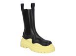 Bottega Veneta Dames Tire Chelsea Boots in Zwart Citroenleer