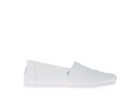 Espadrilles Alpargata toile coton recyclé Toms Pour Femme en Blanc