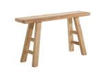 Livetastic Hockerbank , Naturfarben , Holz , Recyclingholz , vollmassiv , 90x50x25 cm , Esszimmer, Bank, Sitzbänke