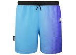 Zwemshort voor Heren met Patroonstrepen Blauw Paars