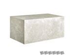 tectake Couchtisch, Beige, Holz, Quadratisch, 90x40x50 cm, Wohnzimmer, Wohnzimmertische, Couchtische