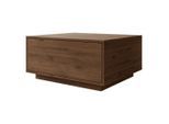 Mirjan24 Couchtisch, Nussbaum, Kunststoff, Rechteckig,Rechteckig, 80x39x70 cm, Wohnzimmer, Wohnzimmertische, Couchtische