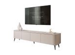 Lookway Tv-Schrank, Kaschmir, Holzwerkstoff, 200x46.5x40 cm, Wohnzimmer, Wohnwände, Lowboards, Lowboards stehend