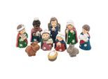 Kindliche Krippenfiguren, 1,8–4,5 cm