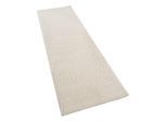 Paco Home Kurzflor-Teppich, Creme, Kunststoff, Rechteckig, 80x250 cm, strapazierfähig, für Fußbodenheizung geeignet, Teppiche & Böden, Teppiche