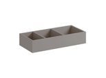 Geberit Xeno² Schubladeneinsatz 500526001 32,3x6,2x15,0cm, H-Teilung, Melamin Holzstruktur/sculturagrau