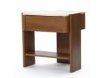 Hometopia Nachttisch, Braun, Holz, Quadratisch, 55x53x40 cm, Schlafzimmer, Nachttische