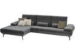 Ecksofa DIE PLANBAR "MP-IN23002 L-Form", schwarz (cyber anthrazit), B:322cm H:93cm T:188cm, 100% Recyceltes Polyester, Sofas, Ecksofa, wahlweise mit Armteil- und Sitztiefenverstellung