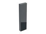 Geberit Acanto Hochschrank 500637161 45x173x17,4cm, Glas schwarz - schwarz matt