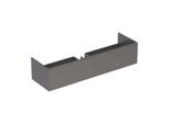 Geberit Xeno² Waschtisch-Unterschrank 500346431 159,5x35x47,3cm, mit 2 Schubladen, Melamin Holzstruktur/sculturagrau