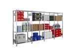 Schulte Fachbodenregal Stecksystem MULTIplus150, HxBxT 2000x4000x500 mm, Aktions-Set eingeschweißt, verz.-150 kg ; Schulte Lagertechnik (12750-4-16)
