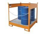 Bauer Südlohn Fass-Stapelpalette FSP-4, lackiert, Gelborange (4442-05-0000-2000)