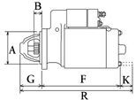 HC-CARGO Starter f032114093 für Mercedes