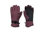 Snowboardhandschuhe ROXY "Roxy Jetty Solid", Damen, Gr. S, huckleberry, Obermaterial: 50% Polyester, 50% Polyurethan., Handschuhe