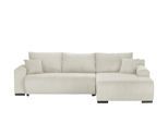 smart Ecksofa mit Schlaffunktion Nelly ¦ beige ¦ Maße (cm): B: 270 H: 85 T: 185.0