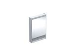 Geberit One Spiegelschrank 505831001 60x90x15cm, mit Nische, 1 Tür, Anschlag rechts, Aluminium eloxiert