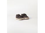Krabbelschuh MINIBANDA "BABY BOY ACCESSORIES", Baby, Gr. 18, dunkelgrau, 100% Polyester, Schuhe