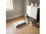 LucyBalu SQUARE Katzen Napfunterlage taupe S