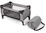 Puppenbett CHIC2000 "Deluxe", grau (melange grau), Puppenmöbel, KinderB:54cm H:33cm T:54cm, Puppenbett, mit Tragetasche, B:54cm H:33cm T:54cm