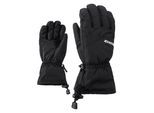 Skihandschuhe ZIENER "LETT-Z AQUASHIELD JUNIOR", Damen, Gr. 5, schwarz, Polyester, Handschuhe Skihandschuhe, warm, wasserdicht, winddicht, atmungsaktiv, weitenregulierbare Stulpe
