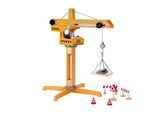 Spielzeug-Kran HAPE "Großer Baukran", gelb, Spielzeugfahrzeuge, KinderB:45cm H:54cm T:42cm, Holz, Spielzeug-Kran, aus Holz, B:45cm H:54cm T:42cm