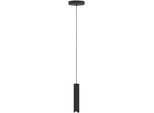 EGLO Hängeleuchte "Balmorta-Z Hängelampe, Pendelleuchte, Metall, ZigBee, Pendellampe", schwarz, 1, Ø 5,5cm H: 110cm, 1 Stk., Leuchten, Hängeleuchte - H110 x Ø5,5 cm - schwarz - 1X3,7W inkl., Hängeleuchte