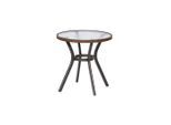 Gardenson , Graphitfarben, Dunkelbraun , Metall, Kunststoff, Glas , rund , 72x73x72 cm ,