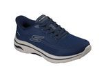 Skechers GO WALK Arch Fit 2.0 Percy Textiel Heren Navy/Grey Standaard Sneakers