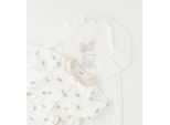 Strampler IDO "BABY GIRL ROMPERS", Kinder, Gr. 9, EURO-Größen, sanftes weiß, 95% Baumwolle, 5% Elasthan, Overalls