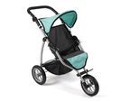 Puppenbuggy CHIC2000 "Leon", grau (melange mint), Puppenwagen, KinderB:75cm H:73,5cm T:75cm, Kunststoff, Polyester, Stahl, Puppenbuggy, B:75cm H:73,5cm T:75cm