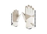 Skihandschuhe ZIENER "KOANA-Z AS PR glove lady", Damen, Gr. 7.5, weiß, Polyester, Handschuhe Skihandschuhe