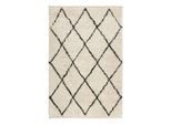 Wecon Home Hochflorteppich Studio Two, Beige, Textil, Boho, rechteckig, 80x150 cm, Textiles Vertrauen - Oeko-Tex®, für Fußbodenheizung geeignet, in verschiedenen Größen erhältlich, pflegeleicht, Teppiche & Böden, Teppiche, Hochflorteppiche & Shaggys