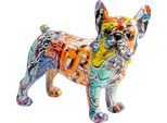 Dekofigur KARE DESIGN "Deko Figur Graffiti Dog", bunt (mehrfarbig), B:24cm H:21,5cm T:11,5cm, Polyresin, Dekofiguren, Dekofigur