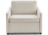 XXL-Sessel OTTO HOME "Anella", beige (creme), B:93cm H:85cm T:92cm, Sessel, XXL-Sessel, mit Cord-Bezug, mit Schlaffunktion, frei im Raum stellbar